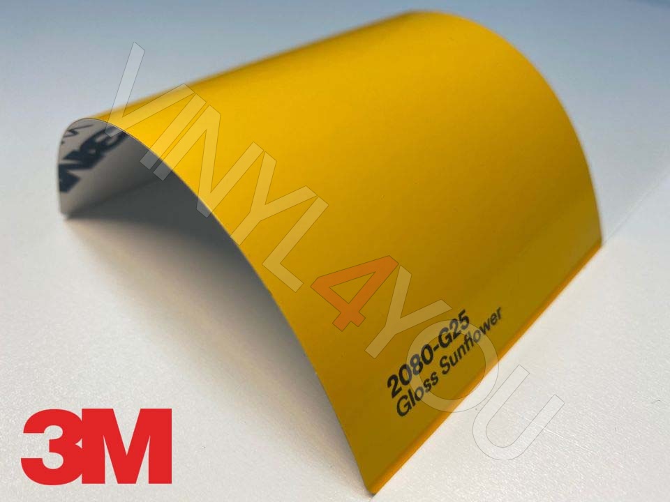 Пленка 3M 2080-G25 Gloss Sunflower Yellow