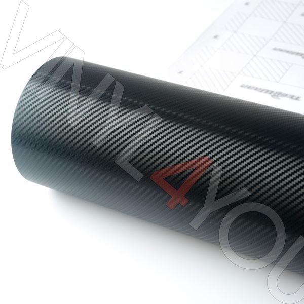 Пленка Черный карбон 3D TeckWrap - Flat Black - TQ01N