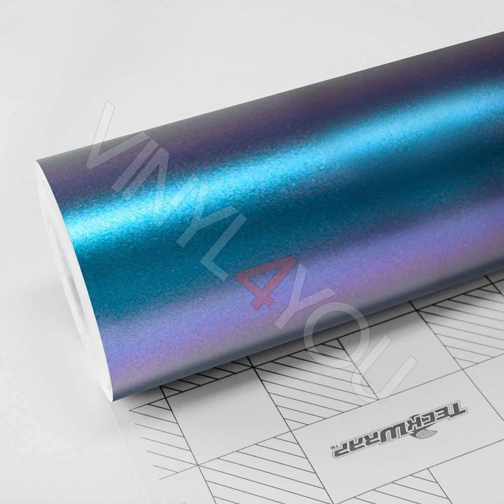 Пленка Металлик матовый хамелеон TeckWrap - Purple-Blue - CK892