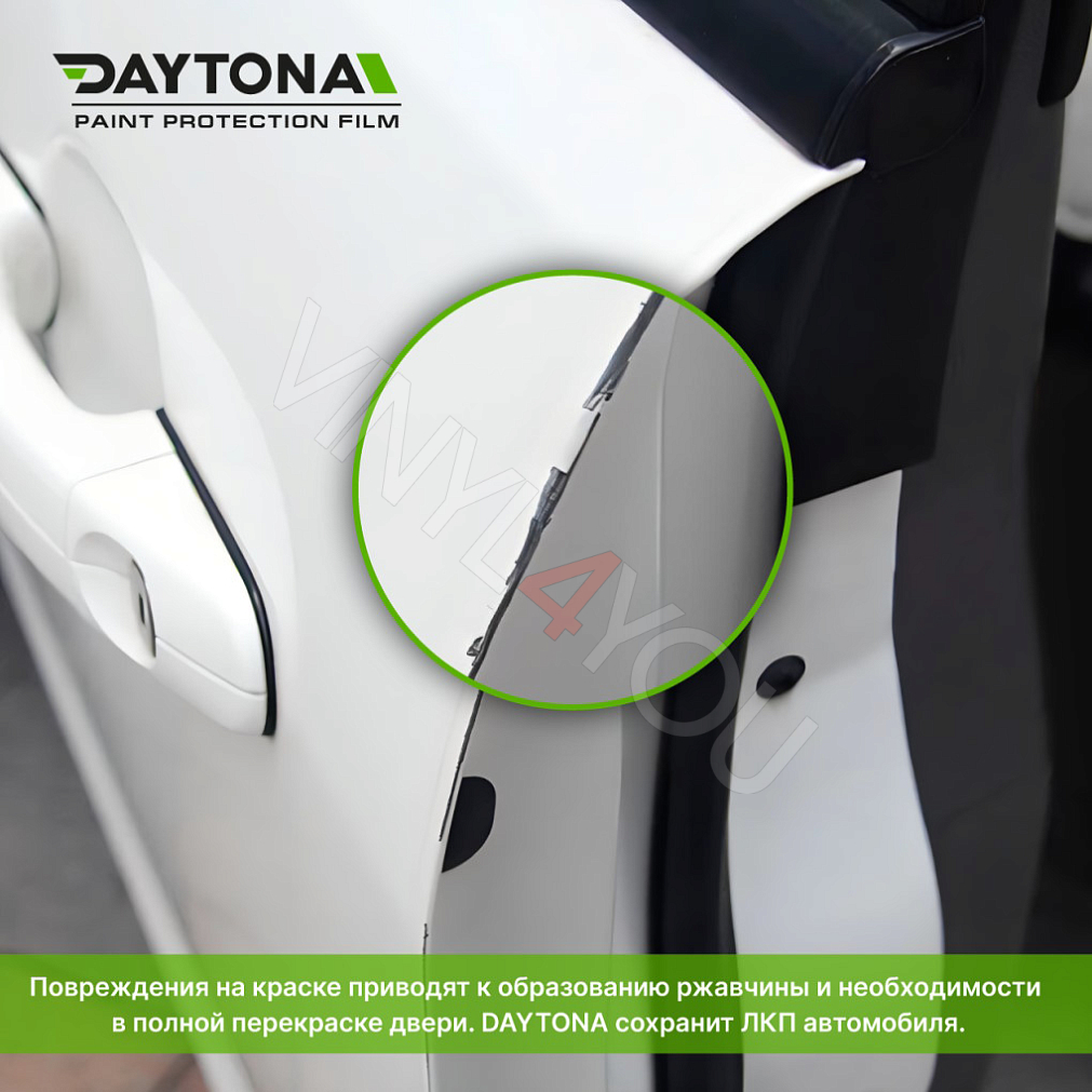 Защитная лента гибридный полиуретан DAYTONA PPF H300 ширина 3см (длина 15 м)