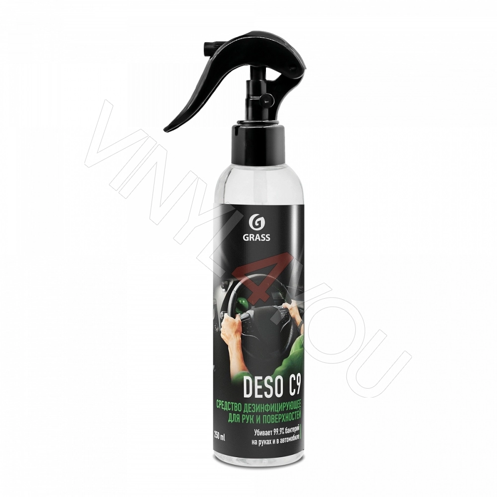 Дезинфицирующее средство для рук и поверхностей на основе изопропилового спирта DESO C9 (флакон 250